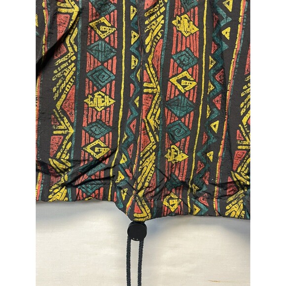 Vintage Men’s GOTCHA Surf Jacket Windbreaker 1/4 Zip Large RARE 90s Geometric - Picture 3 of 15